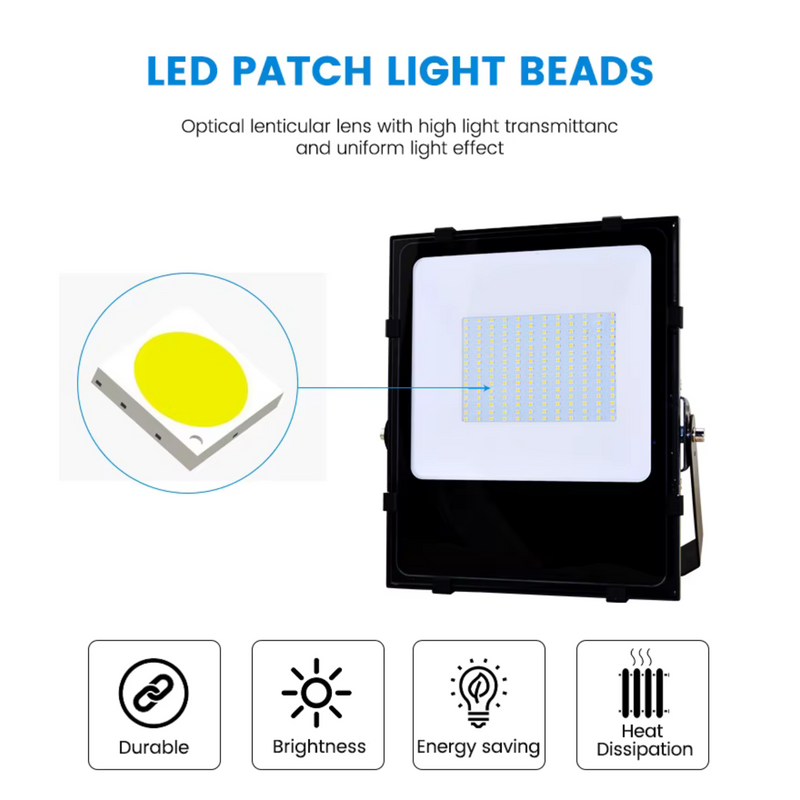 Brighticonic LED Flood Light - IP66 Waterproof Outdoor Lighting BICSL-TG