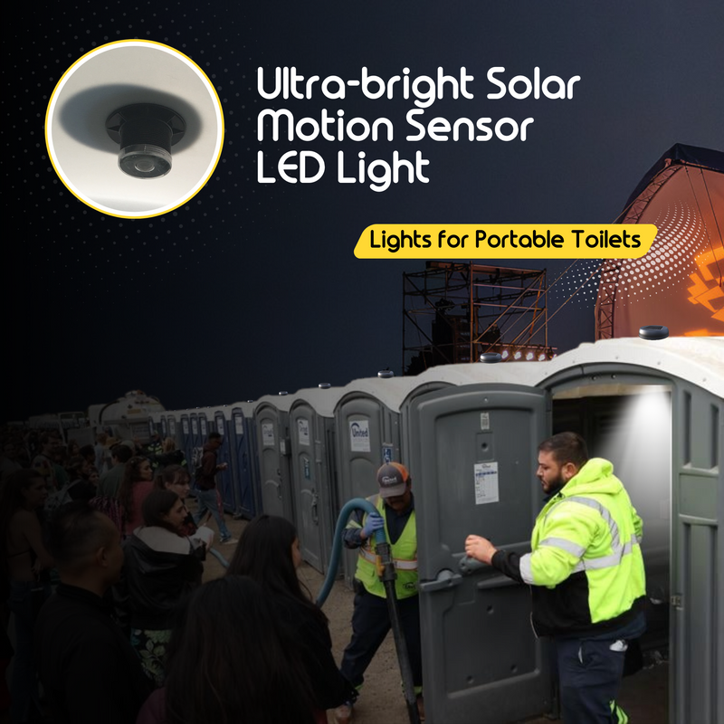 Porta potty solar lights with motion Sensor ‎BICSHL-06