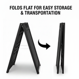 A Frame Sign Deluxe 24"x36" Plastic BICGS-2401-W White