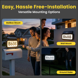 Address Sign House Number Solar Powered BICSSL-11