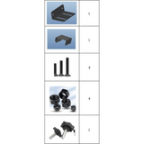 A Frame Sign - Mounting Bracket BICMBSL001-002