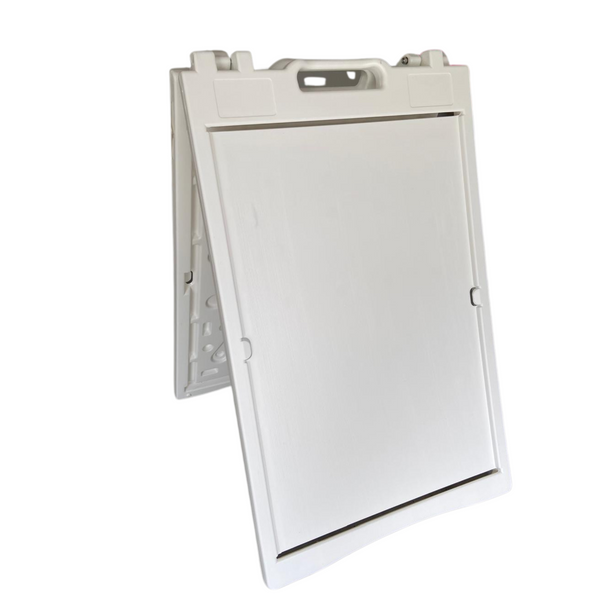 A Frame Sign Deluxe 24"x36" Plastic BICGS-2401-W White