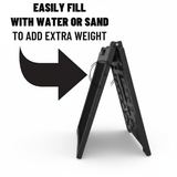 A Frame Sign Deluxe 24"x36" Plastic BICGS-2401-W White