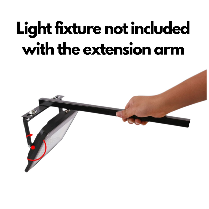 Floodlight Extension Arm Floodlight Metal Bracket Shop LED Sign Light Mount Arm