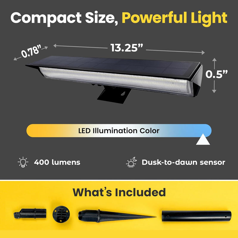 Solar Sign Light Flood Lights  13" BICSSL-02