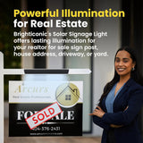 Solar Sign Lights for Advertising and Real Estate BICSSL-01