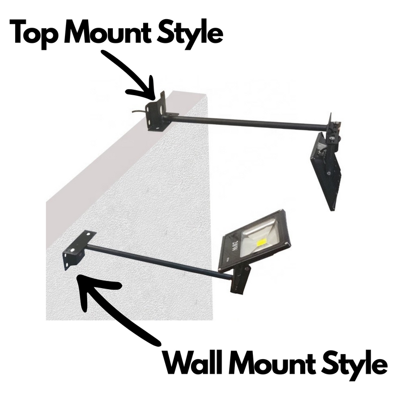 Floodlight Extension Arm Floodlight Metal Bracket Shop LED Sign Light Mount Arm