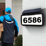 Address Sign House Number Solar Powered BICSSL-11