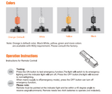 BIC-NG-UFO battery backup Neutral - 200w CCT adjustable with motion sensor