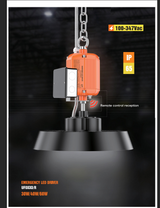 BIC-NG-UFO battery backup Neutral - 200w CCT adjustable with motion sensor