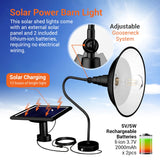 Solar Barn Light with Panel for Outdoor SL30-20 - Brighticonic