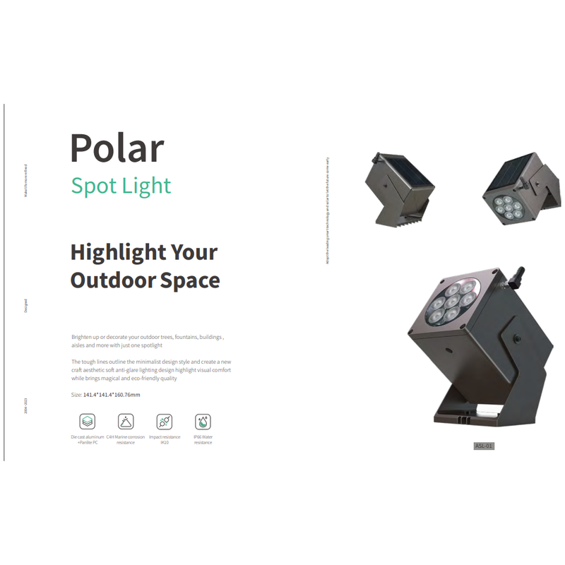 Polar Smart Solar Spot Light BICASL-01