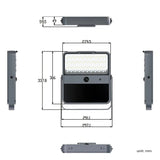 Solar Post Flood Light BICSWL-23 Brighticonic