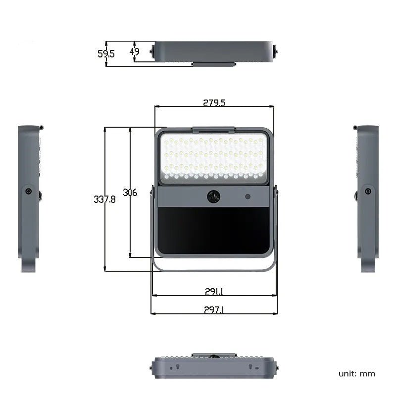 Solar Post Flood Light BICSWL-23 Brighticonic