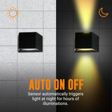 Up and Down Solar 3 Side Armored Style Light BICTB-257